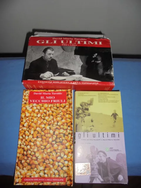 Turoldo "Gli Ultimi" Vhs+Libro Il Mio Vecchio Friuli