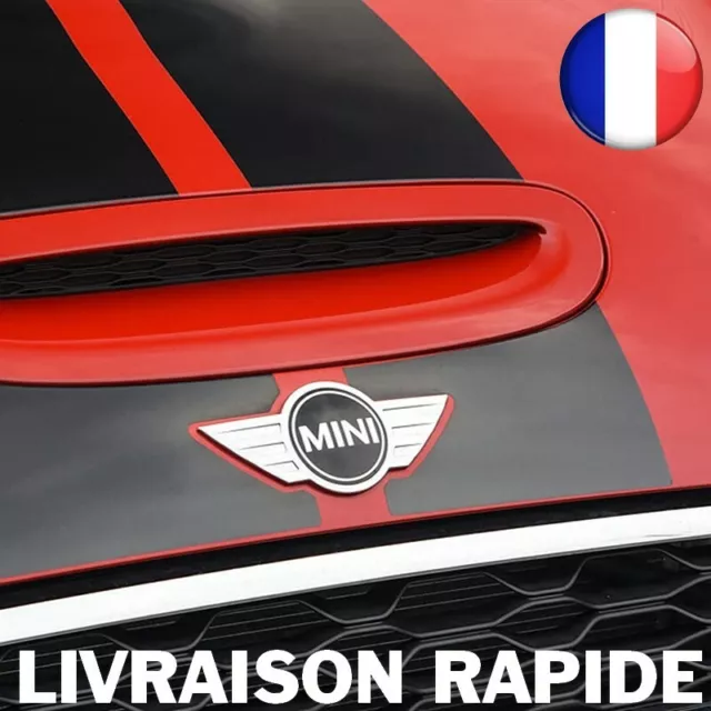 Logo Mini Cooper Métal 115 x 50mm Voiture Grille Capot Emblème Arrière Auto Top