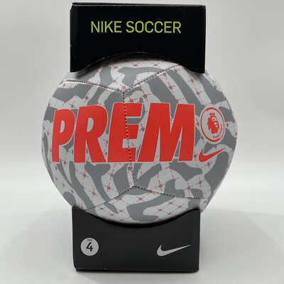 NIKE PREMIER LEAGUE Pitch Soccer Ball Official Match Gray/Orange Kid's Size 4 EUR 21,26 