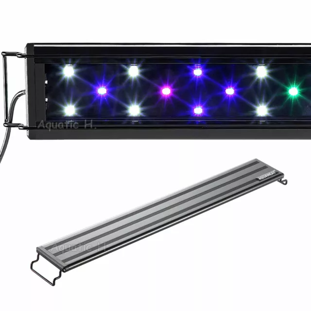 Aquaneat LED Aquarium Light Multi-Color Full Spec Marine FOWLR 12 20 24 30 36 48