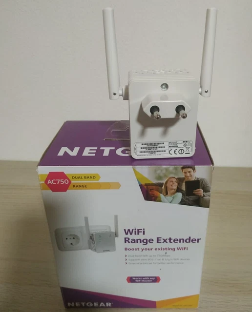 Netgear EX3700 Dual Band Wireless Repeater / Range Extender AC750