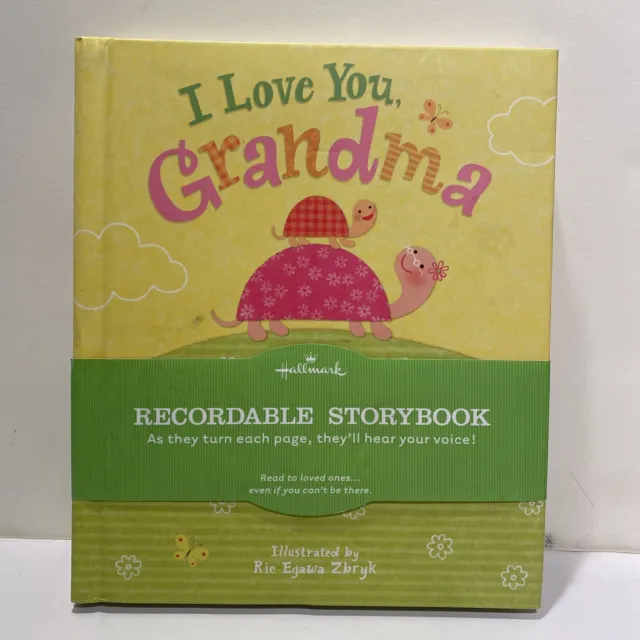 HALLMARK I Love You Grandma Hardcover Recordable Storybook! BRAND NEW!!