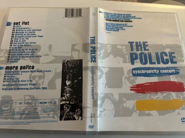 THE POLICE SYNCHRONICITY Concert (DVD, 2005) Features Extras £8.12