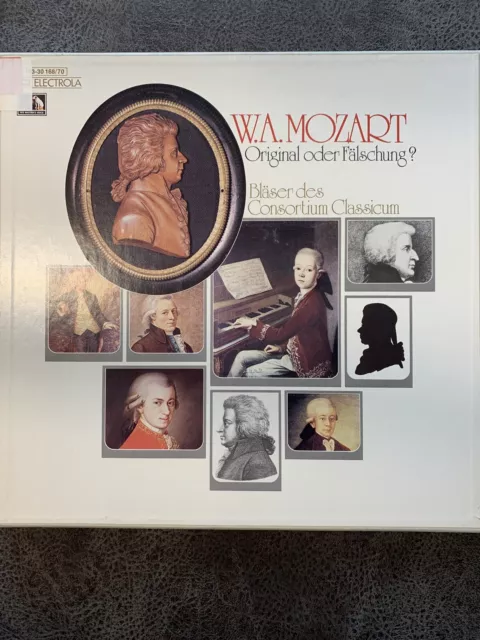 W.A. Mozart: Original oder Fälschung? - 3 LPs C183-30 168/70