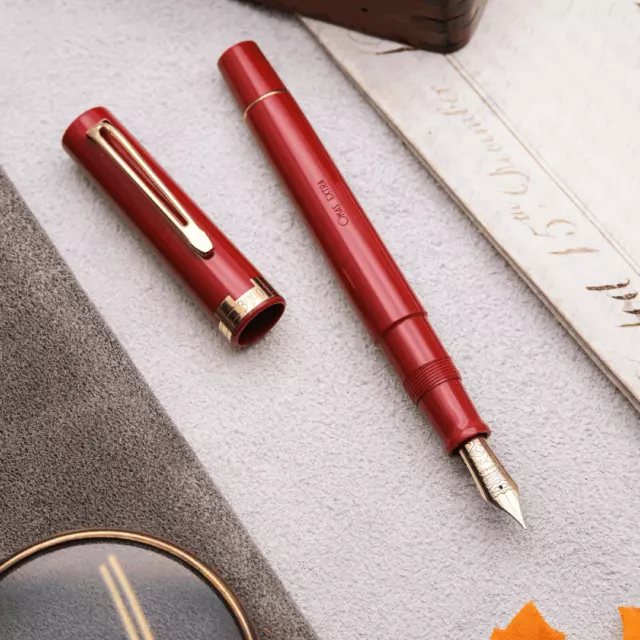 Omas - Jerusalem Limited Edition Red - Fountain pen  - NIB F 18K