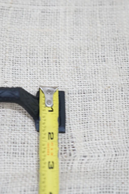 2 Cast Iron Black Handles Gate Pull Shed Door Barn Handle Drawer Pulls 6 1/4" 8