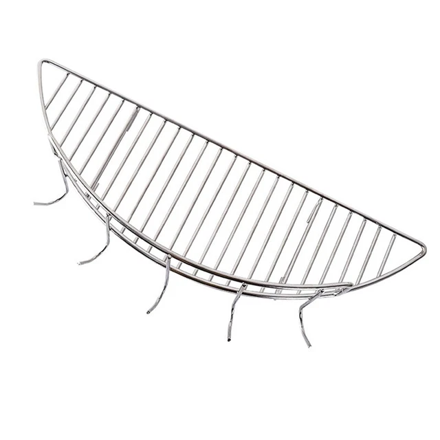 Parrilla Semicircular de Acero Inoxidable 304 para Barbacoa, para Asar en CasaS8