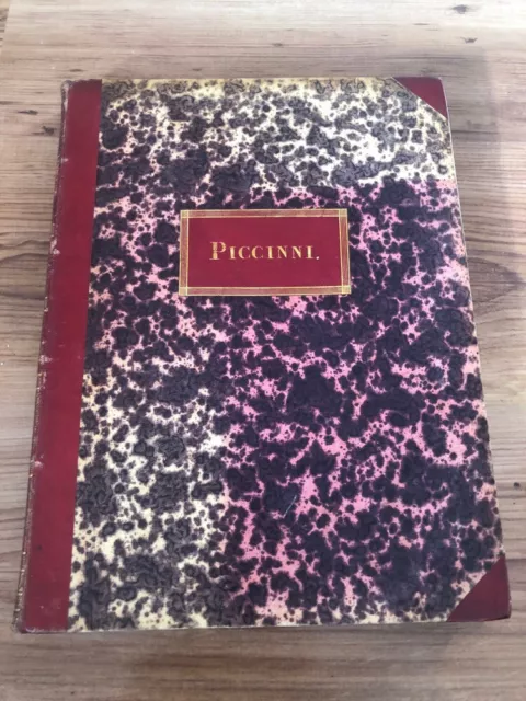 PICCINNI, Le Piccinni des concerts, Castil-Blaze, partition chant piano, 1825