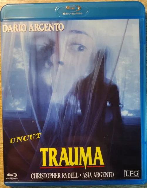 TRAUMA Blu-Ray UNCUT Dario Argento  RARE 2014 Asia Argento