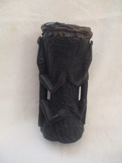 A569	Trommel Neu-Guinea Asmat-Stamm Sepik-Gebiet, frühes 20. Jahrhundert, Holz