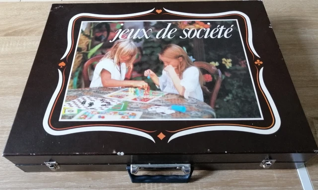 JEUJURA Coffret de Jeux Classiques avec Pions en Bois