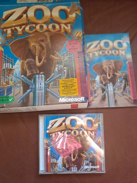 Zoo Tycoon 2 L'Intégrale PC FR - Jeu + 4 Extensions Avec Notice - Bon État