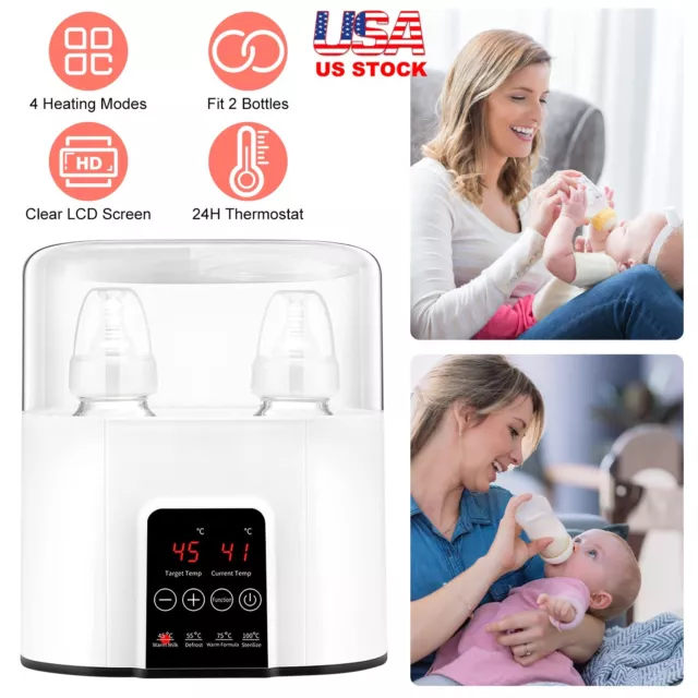 Bottle Warmer for Baby 6 in 1 Breastmilk Formula Milk Warmer Baby Food Heating