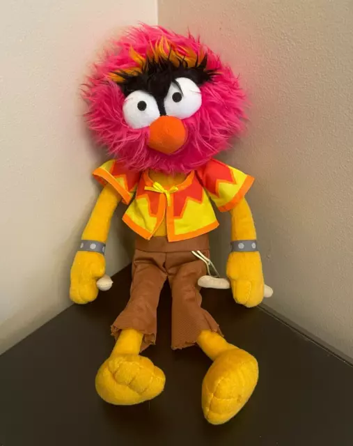 Disney Parks Muppets Animal Drummer 16" Stuffed Doll Soft Toy Plush Jim Henson