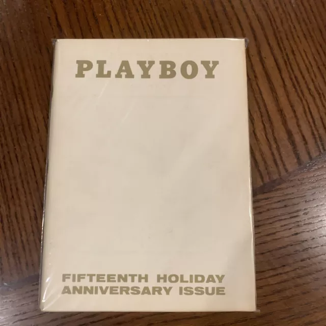 Playboy Magazine Fifteenth Holiday Anniversary. Issue