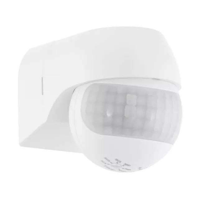 Sensor de Movimiento Exterior Duración la Luz Ajustable Blanco IP44 Pared Haus