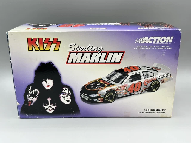 Sterling Marlin #40 Coors Light Kiss 2001 1/24 Action Diecast Car 27,108 Made Sterling Marlin #40 Coors Light Kiss 2001 1/24 Action Diecast Car 27,108 Made