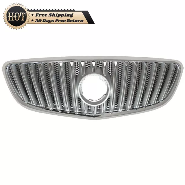 Silscvtt Front Bumper Cover Upper Center Grille For 2010-2013 Buick LaCrosse