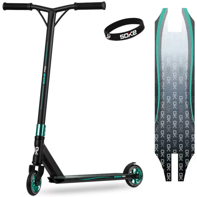 Stunt Scooter Roller SOKE PRO Kickscooter mit ABEC 9 Kugellager BLACK FRIDAY