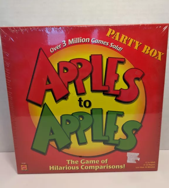 Apples To Apples Party Box Game The Game Of Hilarious Comparisons BRAND NEW