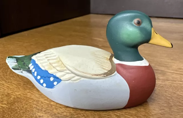 Collector Duck Series Mallard Drake Decoy Figurine Vintage 1983 Avon