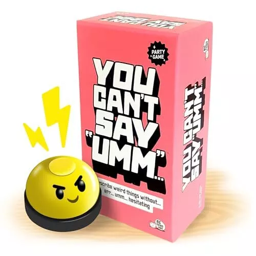 You Can’t Say Umm: A Party Game for Family and Adults, Board Game for