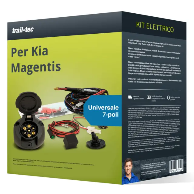 7 poli universale kit elettrico per KIA Magentis, Tipo MG trail-tec Nuovo
