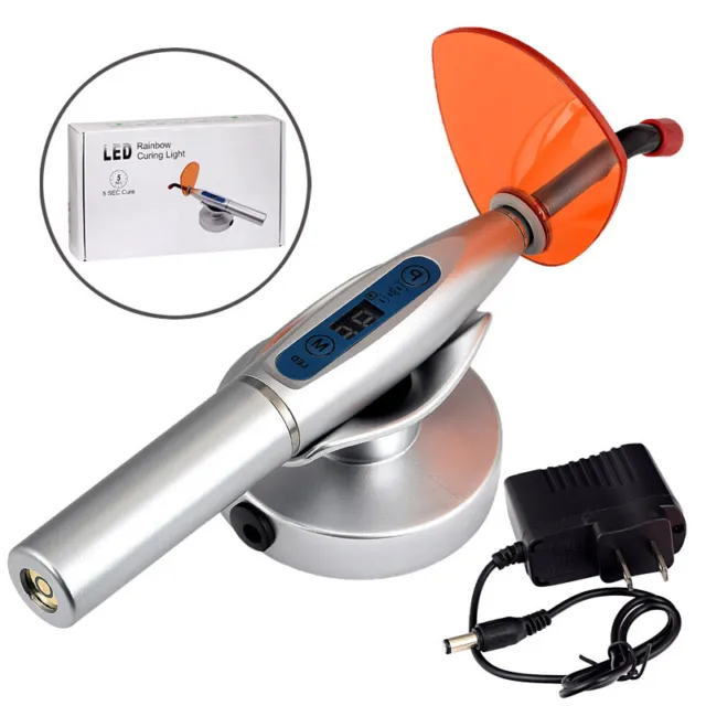 USA Dental Wireless Cordless LED Curing Light Lamp 2000mw Resin Cure Machine 5W