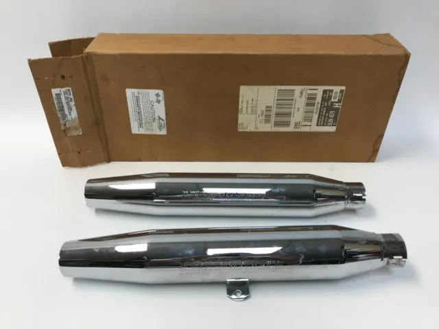 NOS Screaming Eagle Exhaust 80249-99A Stock Mufflers for Harley Davidson 1200