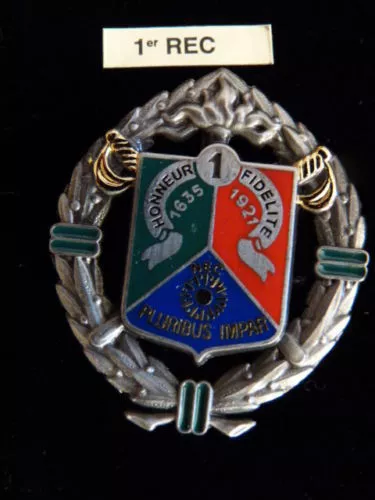 INSIGNE MILITAIRE Pucelle Armée Arthus ATLAS 1° REC CAVALERI légion étrangère