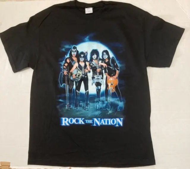 Kiss Rock The Nation Vintage T-Shirt Unworn Nw Cndtn L