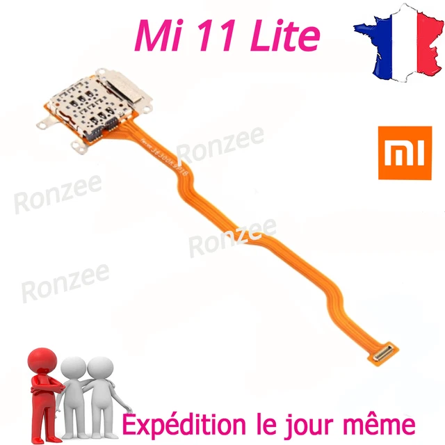 ✅ Lecteur Carte Sim Pour Xiaomi Mi 11 Lite / Xiaomi Mi 11 Lite (5G) ✅