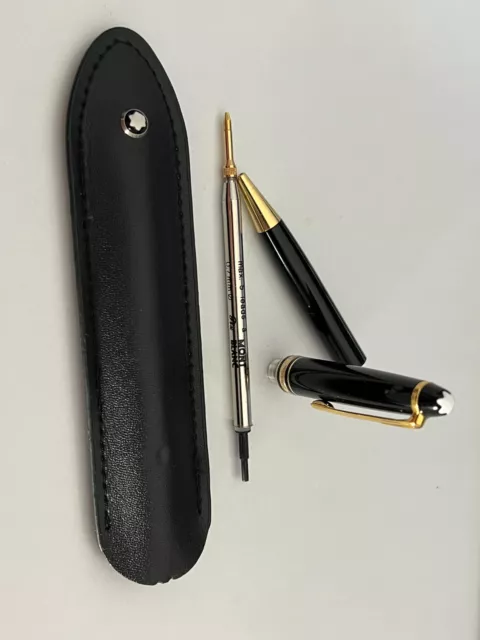 Montblanc meisterstuck Classique gold line Mechanical pencil with leather sleeve