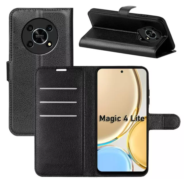 Honor Magic4 Lite Handy Tasche Schutzhülle Handyhülle Flip Case Cover Hülle Etui