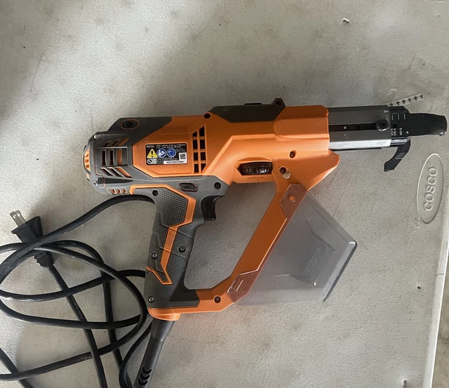 RIDGID R6791 CORDED Electric Drywall Screw Gun W/Bag and Extra