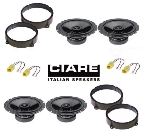 CIARE Set 4 Lautsprecher CZ170 Koaxial X Alfa Romeo 147-159 Fassun / Conn Vo /