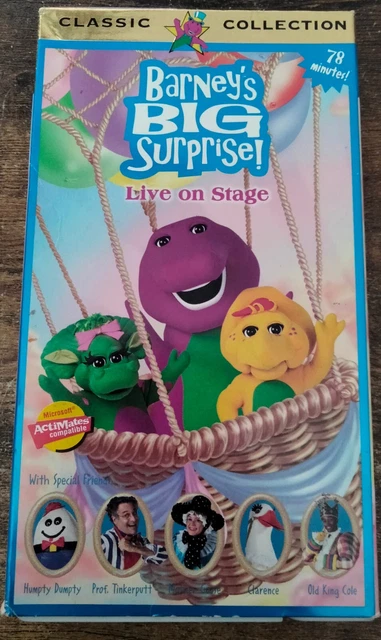 Barney Barneys Big Surprise Vhs 1998 8 35 Picclick Uk Barney Barneys Big Surprise Vhs 1998 8 35 Picclick Uk