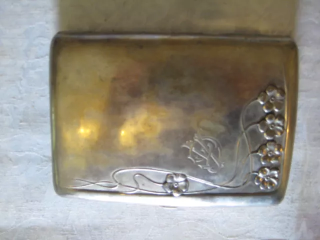 Zigarettendose für die Selbstgedrehten 800er Silber