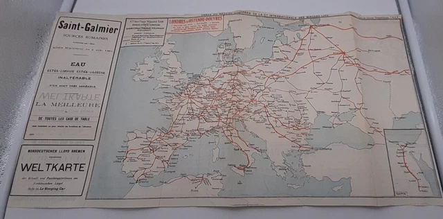 XX18527/ Transsibirische Eisenbahn alter Streckenplan  R!R!