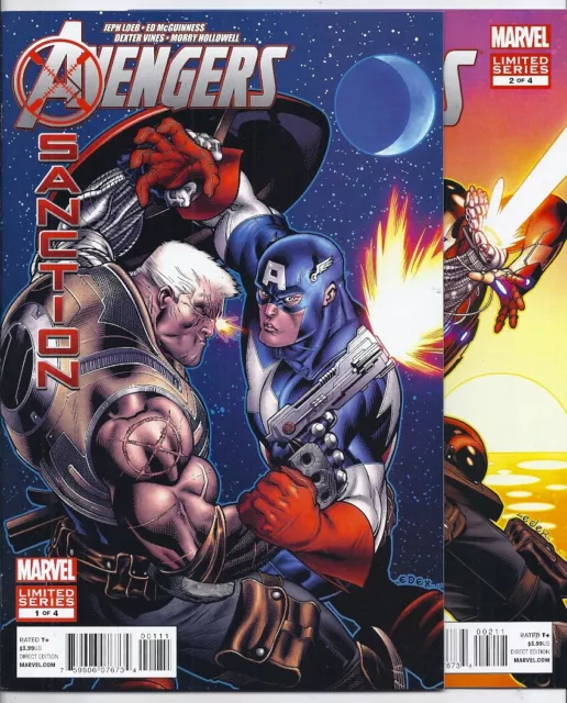 AVENGERS X-SANCTION #1 2 3 4 mini series AVENGERS Vs X-MEN!