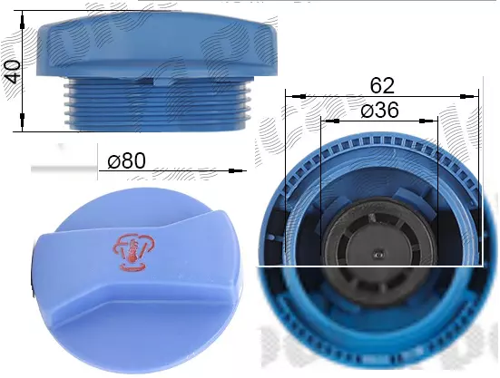 Bouchon de vase d'expansion VW Passat Golf 4 Bora Touareg