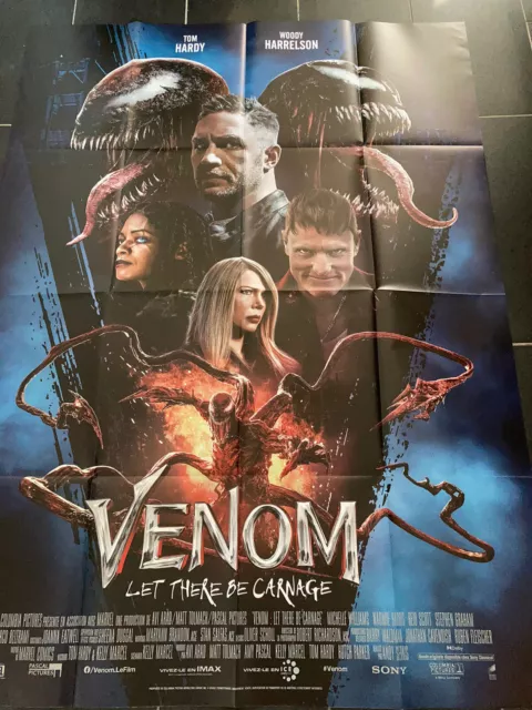 Venom let there be carnage - Affiche cinema - 120x160 Cm environ neuve pliée
