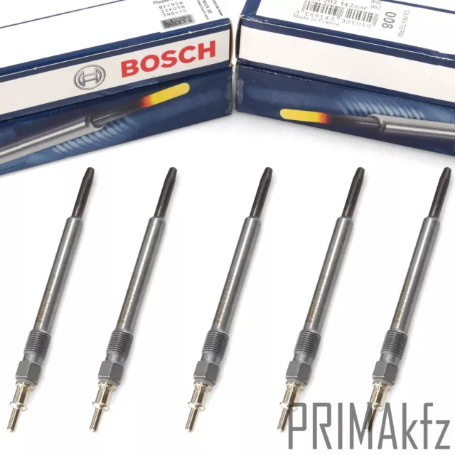 5x BOSCH Glühkerzen Duraterm für Mercedes CDI W210 W202 W203 W211 903 904 W639