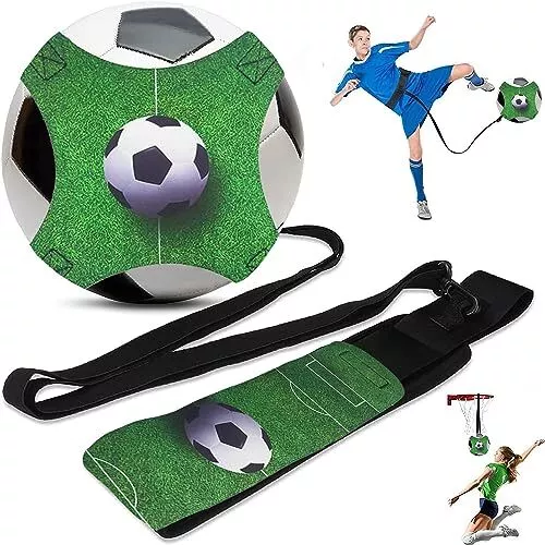 3D Football Training Set, Hands-Free Soccer/Volleyball/Rugby,Throw Solo Trainer