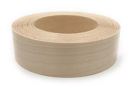 Maple 2" X 50' Roll, Wood Veneer Edge Banding Preglued, Iron on with 2" x 50'