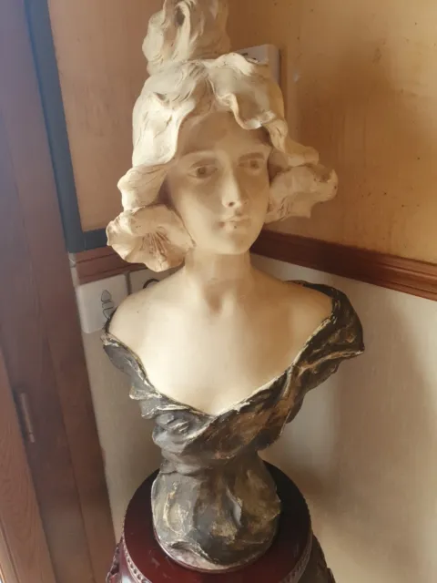 buste plâtre ancien