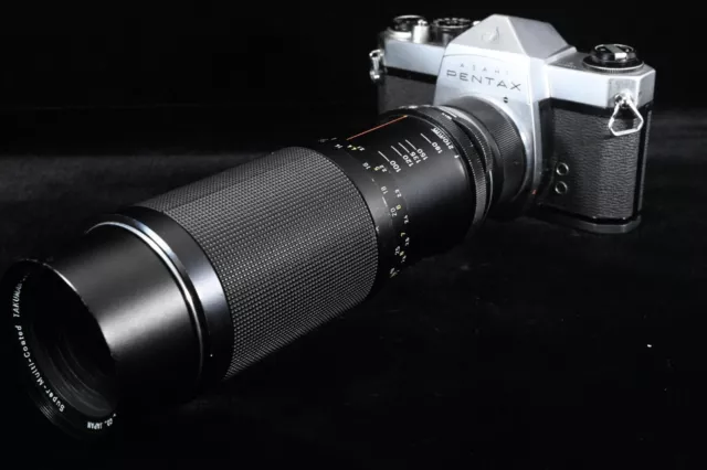 Cuerpo de cámara de película SLR Asahi Pentax SL de 35 mm con SMC TAKUMAR...