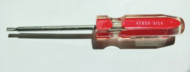 Pratt Read 42630 3/16" Clutch Drive Screwdriver Butterfly USA Old Stock 3