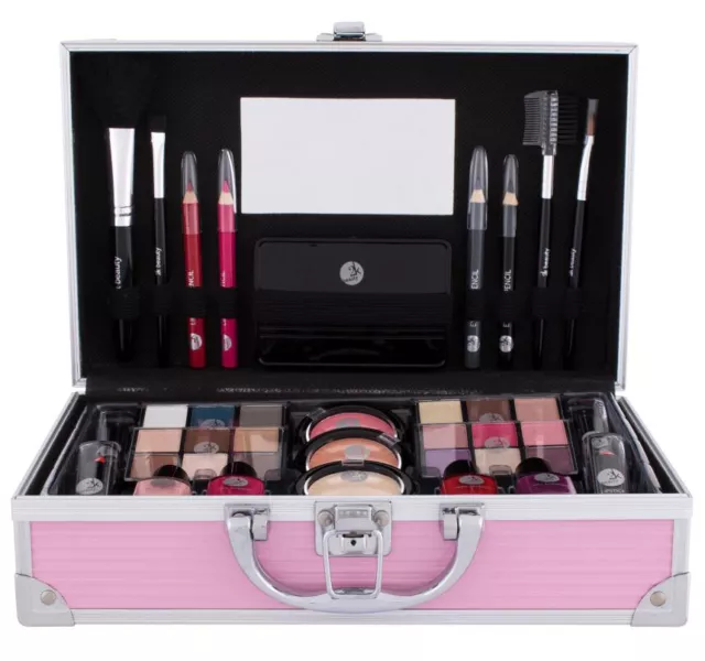 Trousse Fabulous Beauty Make Up Valigetta Regalo Trucco Professionale Rosa 46pz