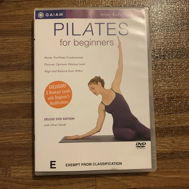 4 Gaiam Pilates workout DVD lot Ana Caban beginning mat Mari Winsor lower  body